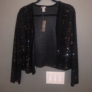 Chico’s size 2 sequin Grace jacket